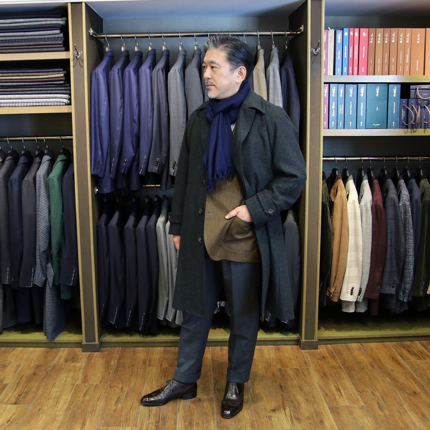 私がオーダーしたお薦めの生地 DRAPERS ARCHIVE OVERCOAT