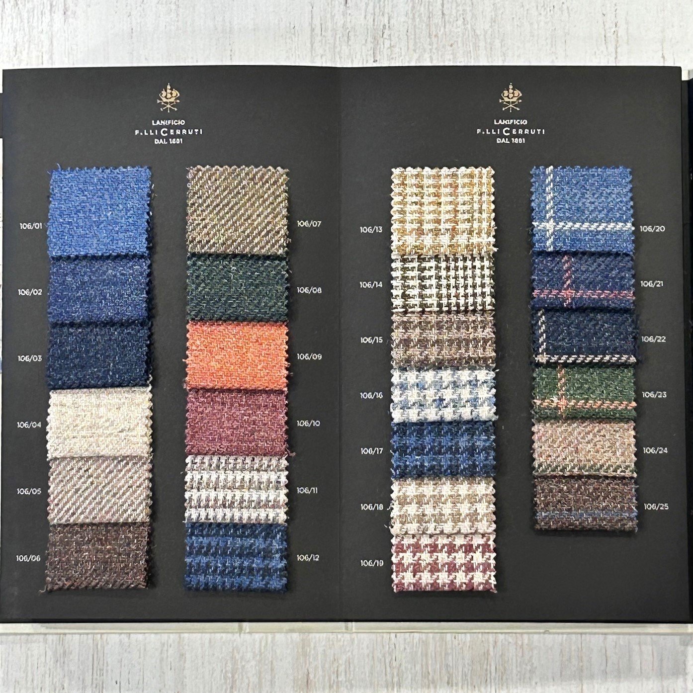 2025　春　　生地見本 2025年春夏シーズンの新作生地のご紹介 PIACENZA & CERRUTI