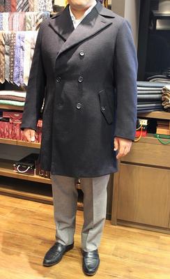 Model：BLACK LABEL DOUBLE ULSTER COAT
Fabric：100％Cashmere