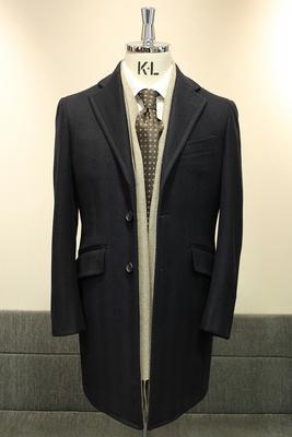 Model：BLACK LABEL　SINGLE CHESTER COAT
Fabric：LORO PIANA　WINTER ZELANDER　100％Wool