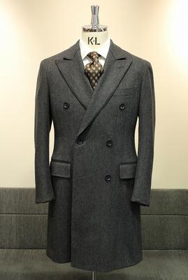 Model：BLACK LABEL　DOUBLE CHESTER COAT
Fabric：Caccioppoli　Wool&Cashmere