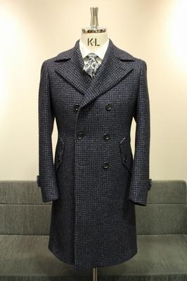 Model：BLACK LABEL　DOUBLE ULSTER COAT
Fabric：DRAPERS　WOOL,SILK,BABYLLAMA,MOHAIR,POLIAMID