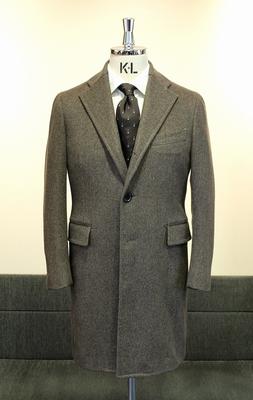 Model:BLACK LABEL SINGLE CHESTER COAT
Fabric：LORO PIANA 100%CASHMERE