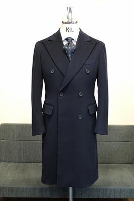 Model:BLACK LABEL DOUBLE CHESTER COAT
Fabric：LORO PIANA WOOL&CASHMERE