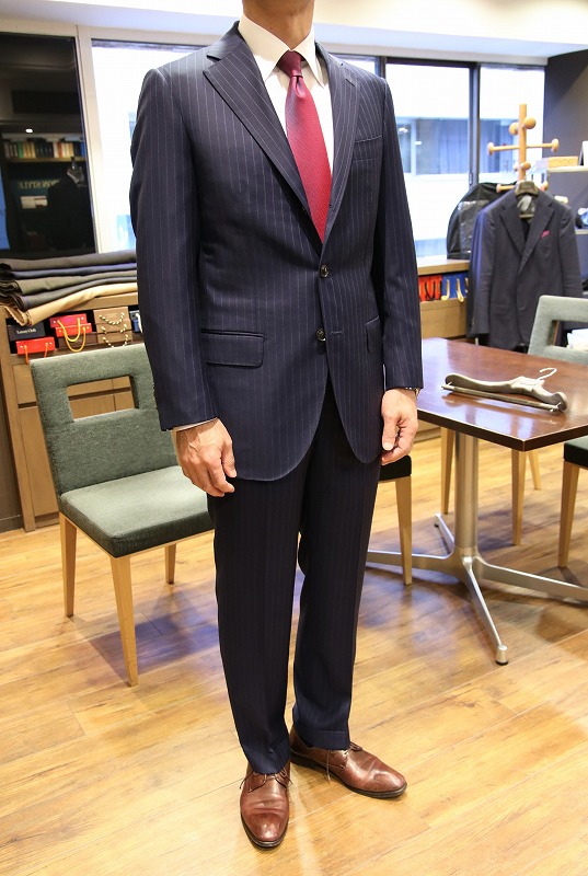 HAND MADE JACKET＋尾作隼人氏のBESPOKE PANTS＝コラボレーションスーツ