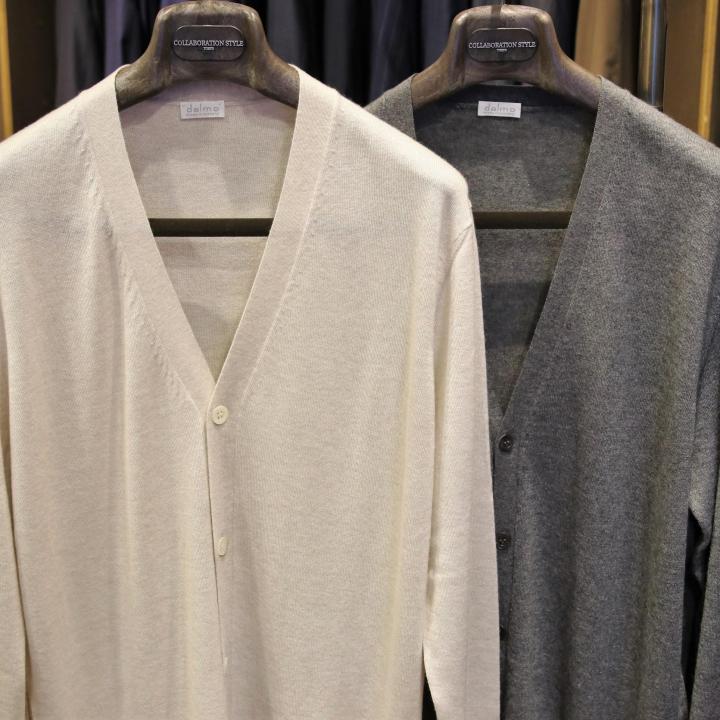 カシミヤ＆シルクの極上ニット made by dalmo cashmere