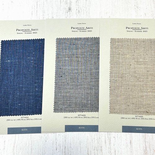 2025年春夏シーズンの新作生地のご紹介 LORO PIANA & SOLBIATI