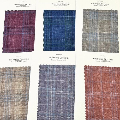 2025年春夏シーズンの新作生地のご紹介 LORO PIANA & SOLBIATI
