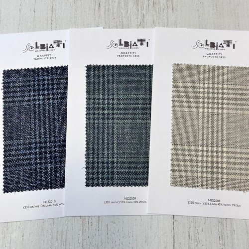 2025年春夏シーズンの新作生地のご紹介 LORO PIANA & SOLBIATI