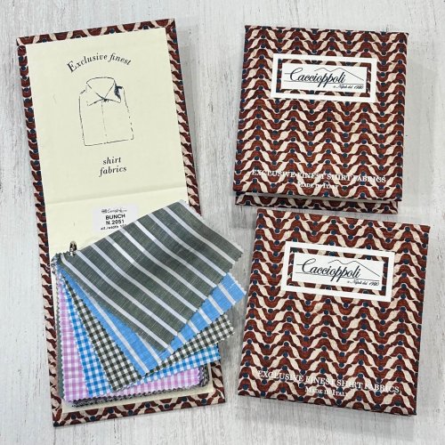 2025年春夏シーズンもCaccioppoliの素敵なシャツ生地が入荷しております！