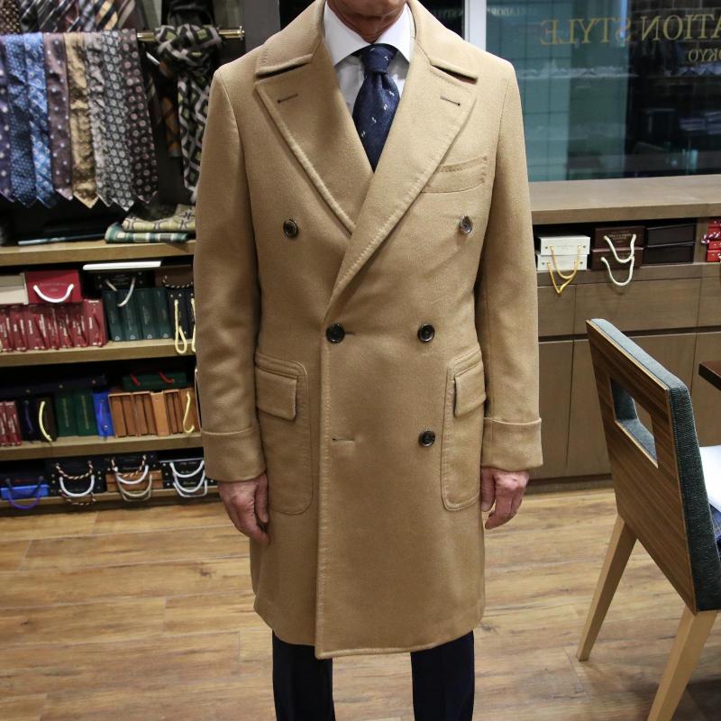 MODEL：POLO COAT
FABRIC：DRAPERS CASHMERE&VICUNA