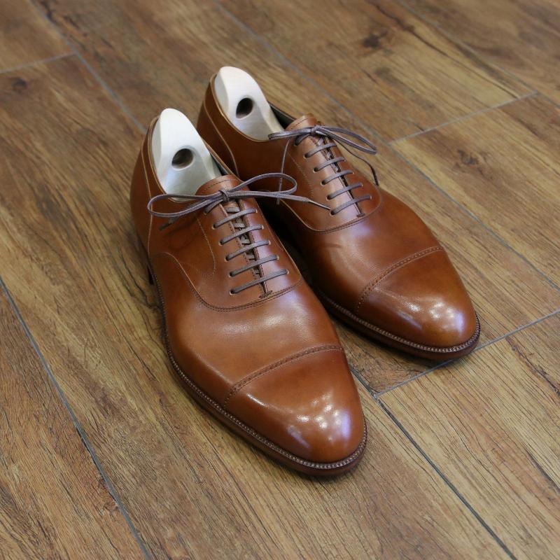 BESPOKE SHOES by YUKI SHIRAHAMA BOTTIER
Punched cap toe