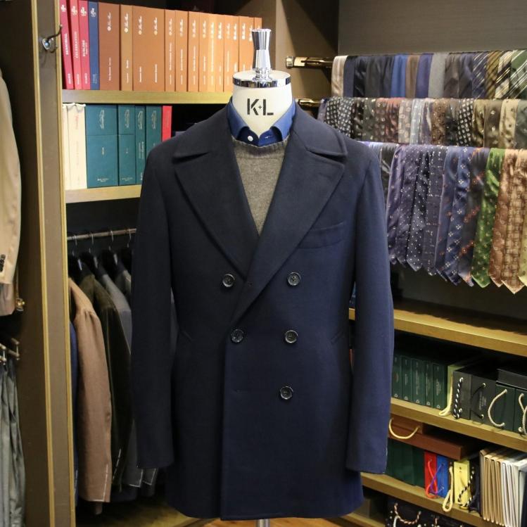 MODEL：PEA COAT（GIACCONE）
FABRIC：COLOMBO 100％WOOL