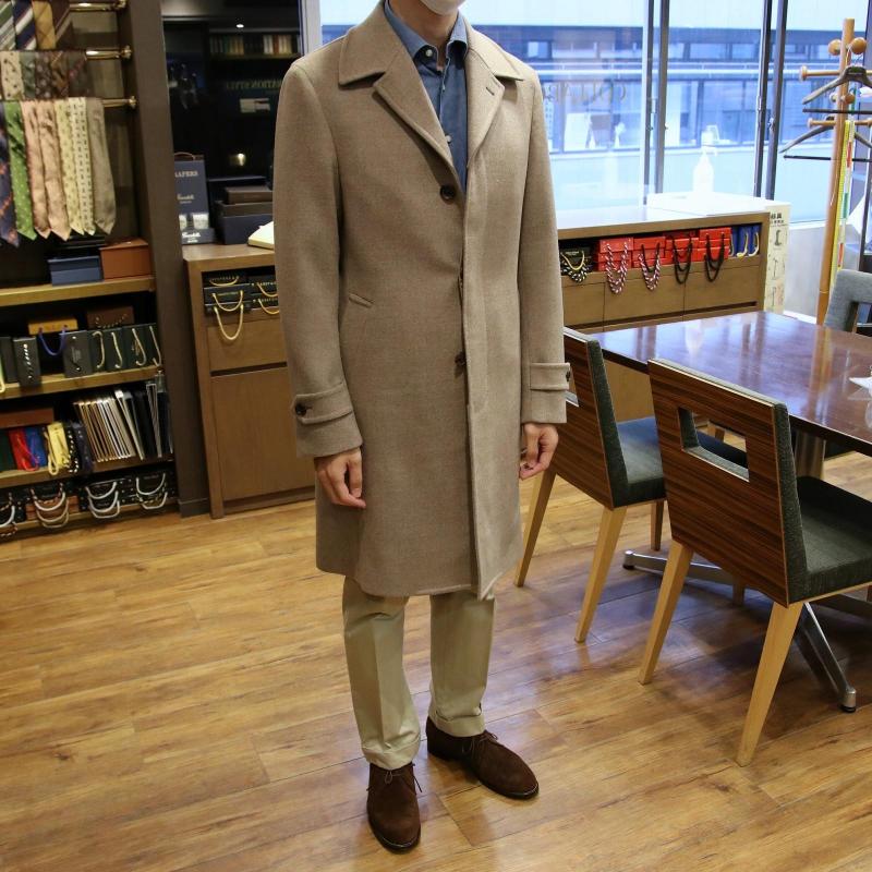 MODEL：BAL COLLAR COAT
FABRIC：LORO PIANA 