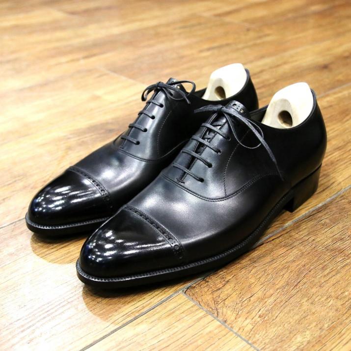 BESPOKE SHOES by YUKI SHIRAHAMA BOTTIER
punched cap toe