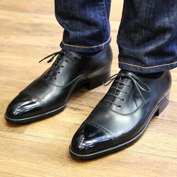 BESPOKE SHOES by YUKI SHIRAHAMA BOTTIER
punched cap toe