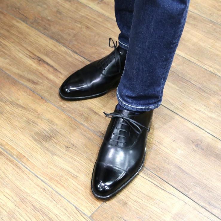 BESPOKE SHOES by YUKI SHIRAHAMA BOTTIER
Cap toe