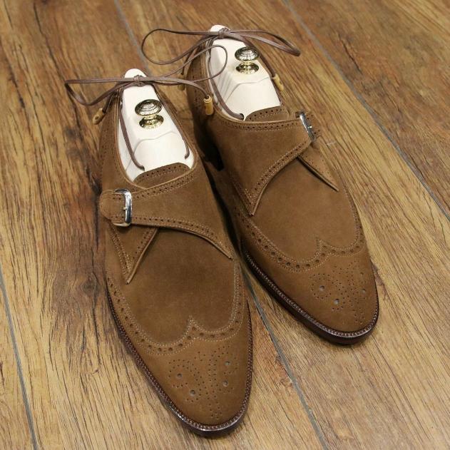 BESPOKE SHOES by YUKI SHIRAHAMA BOTTIER 
Monk strap