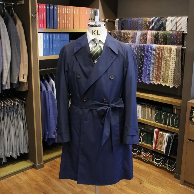 MODEL：DOUBLE RAGLANSLEEVE COAT
FABRIC：LORO PIANA RAINSYSTEM® WOOL&NYLON