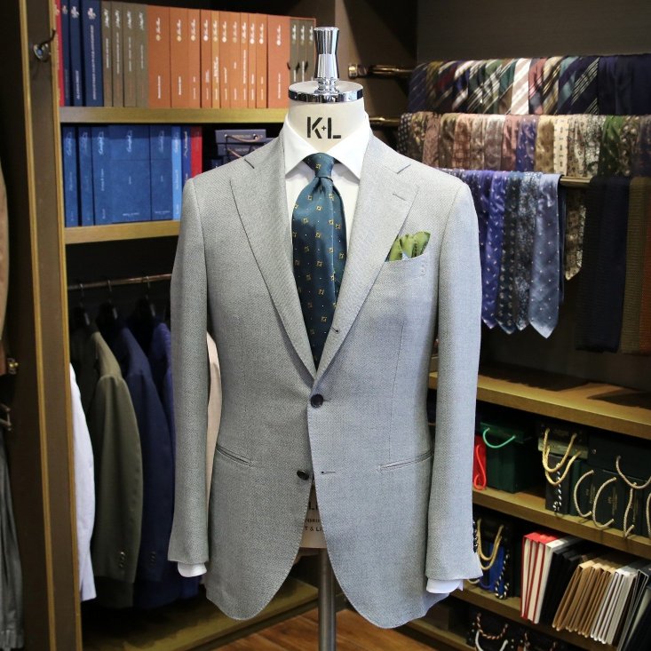 MODEL：BLACK LABEL
FABRIC：Cloth Ermenegildo Zegna　CASHMERE＆SILK