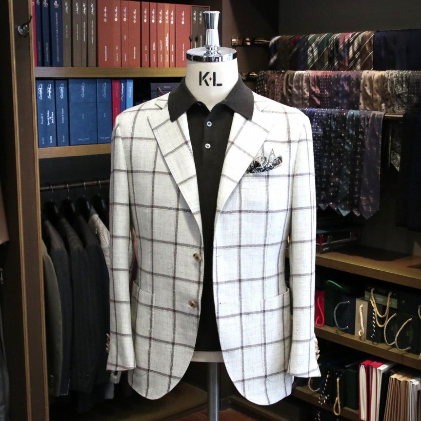 MODEL：BLACK LABEL
FABRIC：DRAGO WOOL&LINEN